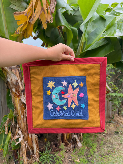 Celestial Child Wall Quilt 1